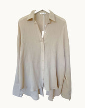 Load image into Gallery viewer, little-lies-sahara-tie-back-shirt-beige-womens-clothing-australia