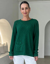 Load image into Gallery viewer, Worthier 2 Pocket Knit Jumper - Emerald
