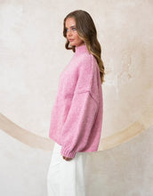 Load image into Gallery viewer, ebby-and-i-classic-sweater-pink-womens-clothing-australia