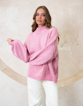 Load image into Gallery viewer, ebby-and-i-classic-sweater-pink-womens-clothing-australia