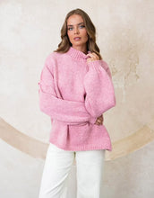 Load image into Gallery viewer, ebby-and-i-classic-sweater-pink-womens-clothing-australia