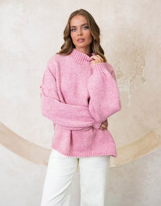 ebby-and-i-classic-sweater-pink-womens-clothing-australia