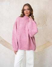 Load image into Gallery viewer, ebby-and-i-classic-sweater-pink-womens-clothing-australia