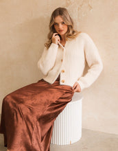 Load image into Gallery viewer, Ebby &amp; I Noir Cardigan - Pearl