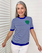 Load image into Gallery viewer, Frankies Sailor Tee - Green Heart