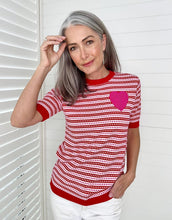 Load image into Gallery viewer, Frankies Sailor Tee - Pink Heart