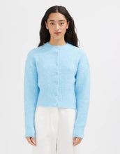Load image into Gallery viewer, Fluffy Knit Cardigan - Blue