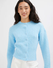 Load image into Gallery viewer, Fluffy Knit Cardigan - Blue