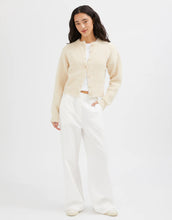 Load image into Gallery viewer, Fluffy Knit Cardigan - Oatmeal