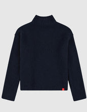 Load image into Gallery viewer, Mock Neck Knit - Navy
