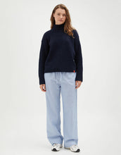 Load image into Gallery viewer, Mock Neck Knit - Navy