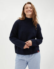 Load image into Gallery viewer, Mock Neck Knit - Navy