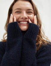 Load image into Gallery viewer, Mock Neck Knit - Navy