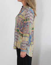 Load image into Gallery viewer, indigo-shirt-bhutan-print-womens-clothing-australia