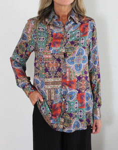 indigo-shirt-persia-print-womens-clothing-australia
