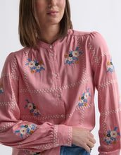 Load image into Gallery viewer, kireina-embroidered-shirt-pink-womens-clothing-australia