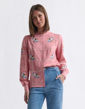 Load image into Gallery viewer, kireina-embroidered-shirt-pink-womens-clothing-australia