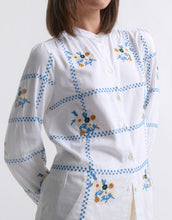 Load image into Gallery viewer, kireina-embroidered-shirt-white-womens-clothing-australia