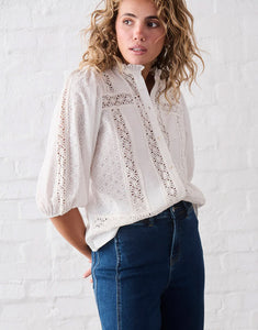 Kireina 'Isabella' Shirt - White