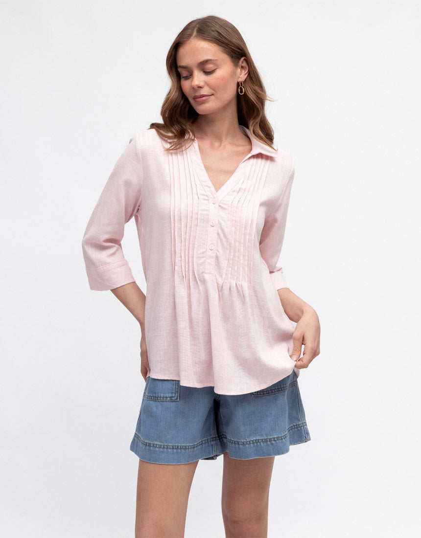 Label of Love Avalon Pintuck - Light Pink