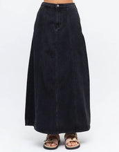 Load image into Gallery viewer, Label of Love Black Denim Skirt