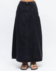 Label of Love Black Denim Skirt