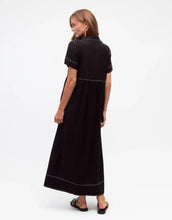 Load image into Gallery viewer, label-of-love-contrast-stitch-midi-dress-black-womens-clothing-australia