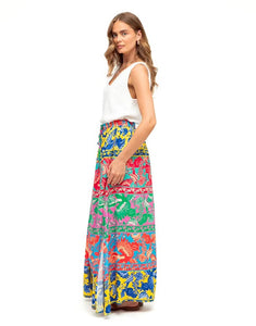 Label of Love Wild Print Maxi Skirt