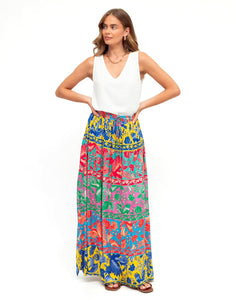 Label of Love Wild Print Maxi Skirt