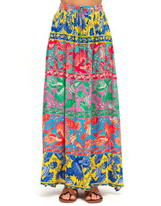 Label of Love Wild Print Maxi Skirt