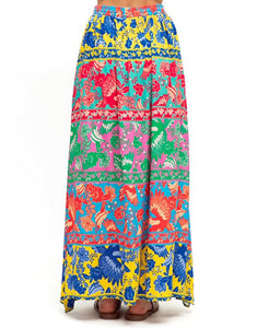 Label of Love Wild Print Maxi Skirt