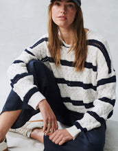 Load image into Gallery viewer, Little Lies Arty Sweater - Navy Stripe