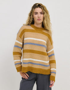little-lies-astrid-jumper-caramel-stripe-womens-clothing-australia
