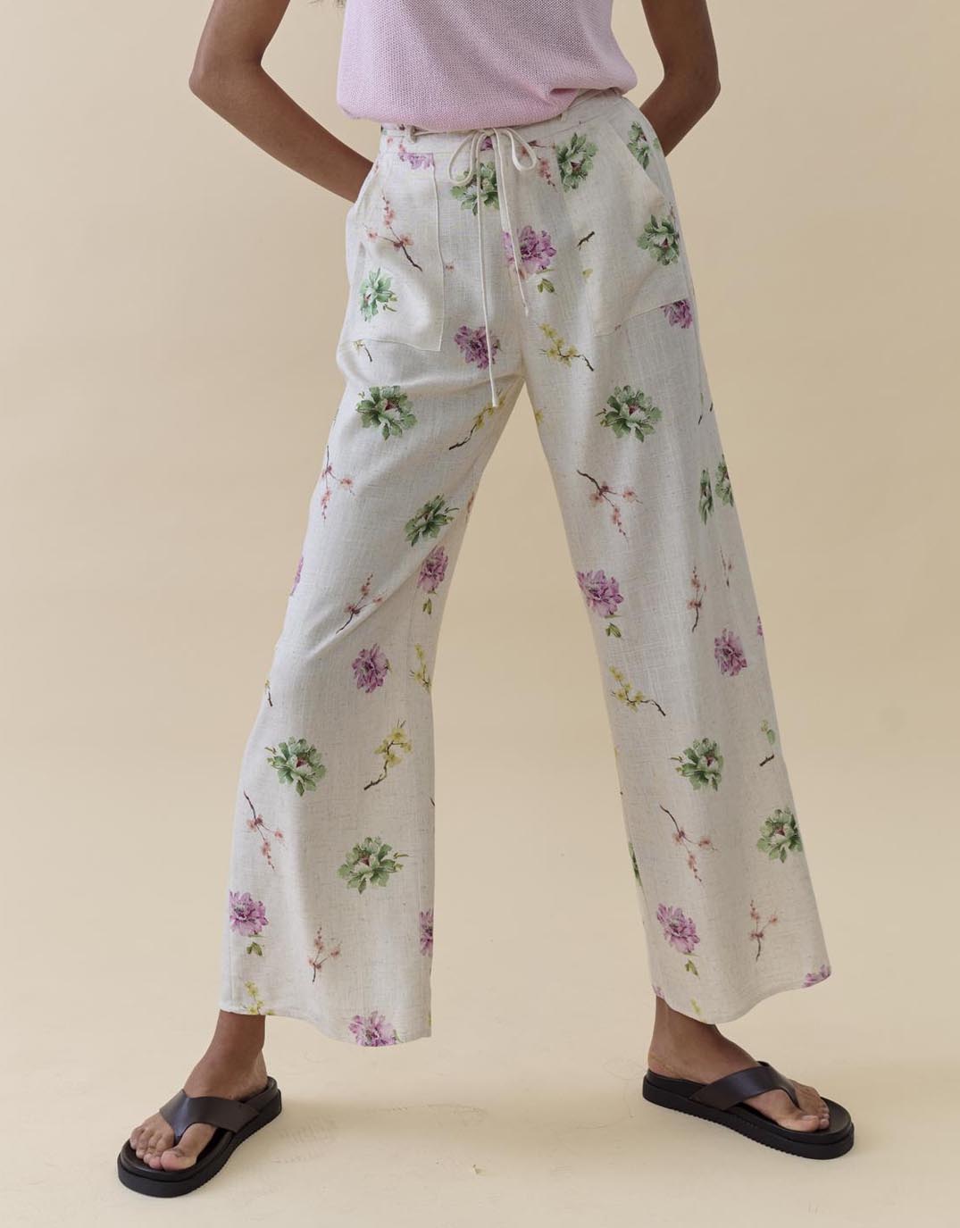 Little Lies Bloom Pants - Print