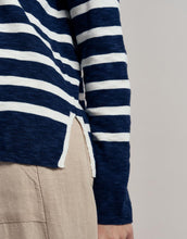 Load image into Gallery viewer, little-lies-bobby-top-navy-milk-womens-clothing-australia