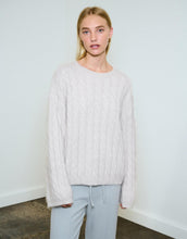 Load image into Gallery viewer, little-lies-cable-jumper-cream-womens-clothing-australia