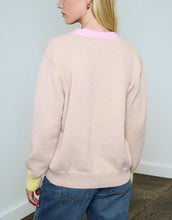 Load image into Gallery viewer, little-lies-colour-block-cardi-beige-womens-clothing
