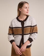 Load image into Gallery viewer, Little Lies Ellery Cardigan - Caramel Stripe