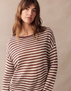 Little Lies Isa Spring Knit - Cherry/Natural