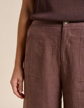 Load image into Gallery viewer, Little Lies Jude Linen Pants - Chocolate