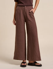 Load image into Gallery viewer, Little Lies Jude Linen Pants - Chocolate