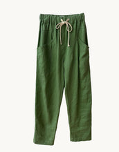 Load image into Gallery viewer, Little Lies Luxe Linen Pants - Forest Green