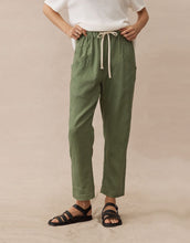 Load image into Gallery viewer, Little Lies Luxe Linen Pants - Forest Green