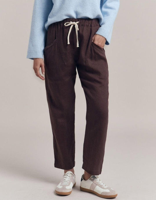 Little Lies Luxe Pants - Chocolate