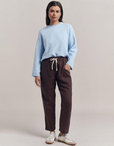 Little Lies Luxe Pants - Chocolate