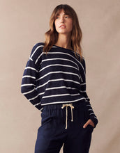 Load image into Gallery viewer, Little Lies Minnie Top - Navy/White Stripe