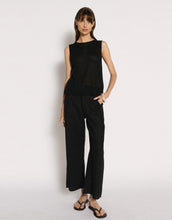 Load image into Gallery viewer, Little Lies Olivia Trim Tank - Black