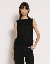 Load image into Gallery viewer, Little Lies Olivia Trim Tank - Black