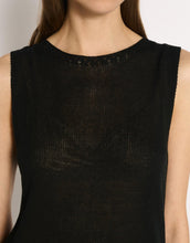 Load image into Gallery viewer, Little Lies Olivia Trim Tank - Black