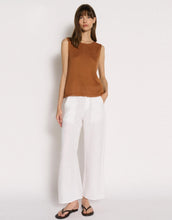 Load image into Gallery viewer, Little Lies Olivia Trim Tank - Terracotta